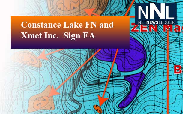 Constance Lake and Xmet Inc sign an Exploration Agreement