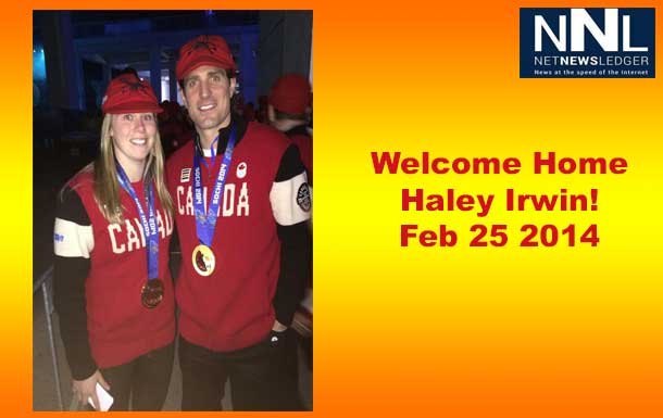 Help Welcome Home Haley Irwin at the Thunder Bay International Airport