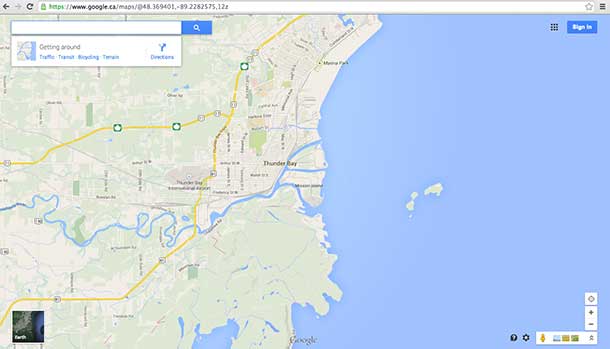 Google Maps offer a new look, with a clearer image.