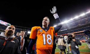 Denver Broncos Quarterback Payton Manning.