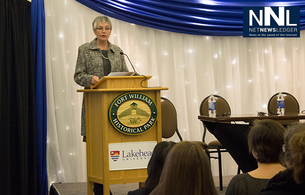 Lakehead University Researcher Peggy Smith addresses What Matters Now Thunder Bay