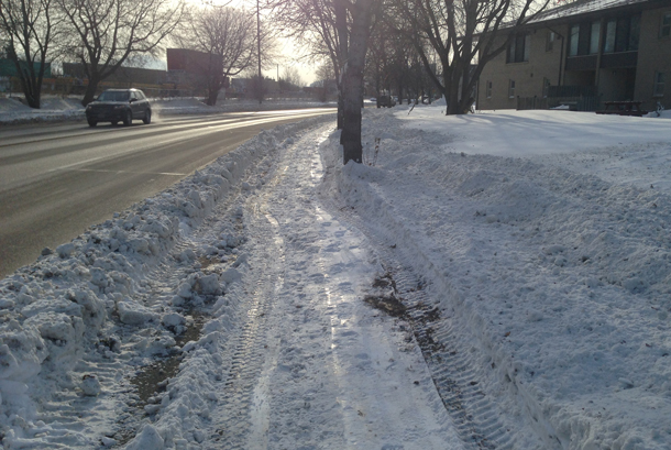 Sidewalk clearing has been a concern for many in Thunder Bay.