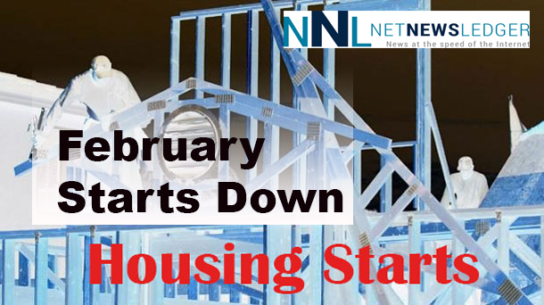 February Housing starts were hit hard by the cold weather.