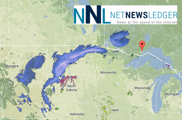 Freezing Rain Warning in effect ahead of Colorado Low - Thunder Bay and Much of Northwestern Ontario.