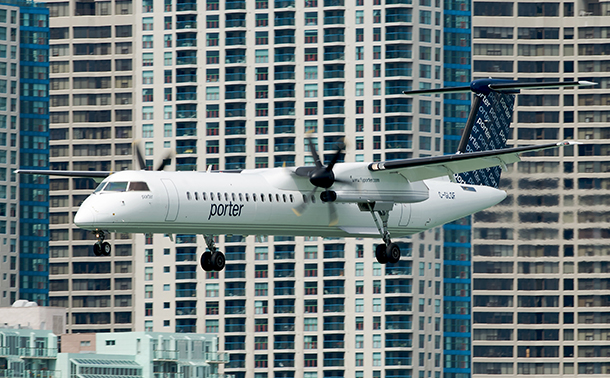 Porter Airlines is growing again. Flights to sunny places are part of the Porter plan.