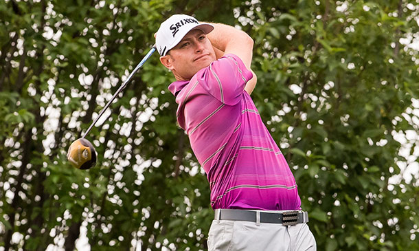 Erik Barnes shared the 36 hole lead last week in Saskatoon before finishing 4th (Josh Schaefer/PGA TOUR)