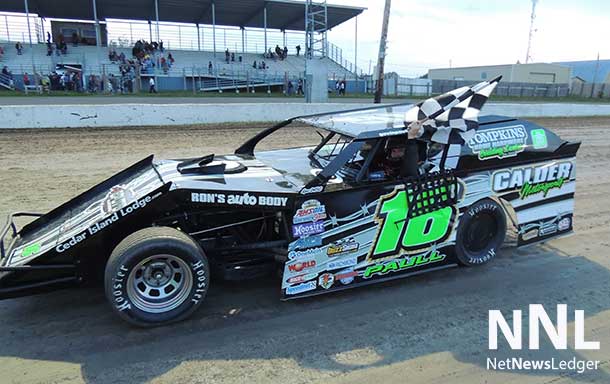 Gavin Paull claimed his third feature win in a row for 2014. The five time track champion said his car "keeps getting better and better".