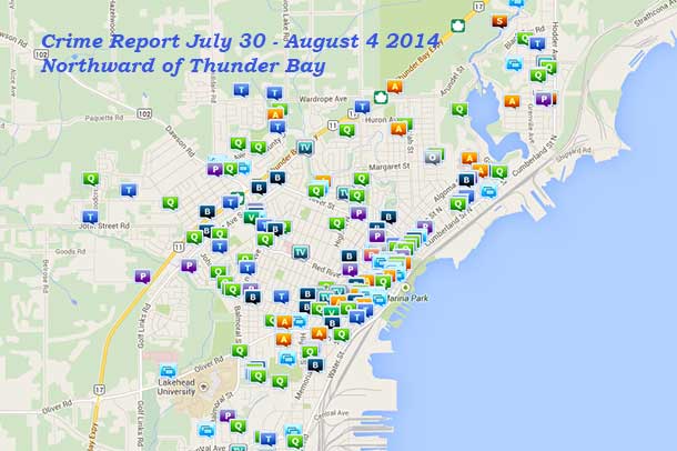 Northward Crime Report July 30 to August 5 2014