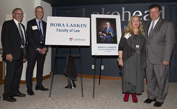 The announcement of the new Bora Laskin Faculty of Law