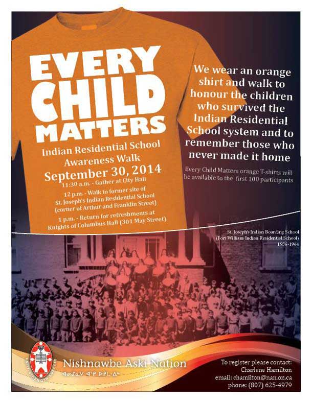 Orange Shirt Day is an opportunity to create meaningful discussion about the effects of Residential Schools and the legacy they have left behind. A day for survivors to be reaffirmed that they matter and so do those that have been affected. Every Child Matters, even if they are an adult, from now on.Orange Shirt Day is an opportunity to create meaningful discussion about the effects of Residential Schools and the legacy they have left behind. A day for survivors to be reaffirmed that they matter and so do those that have been affected. Every Child Matters, even if they are an adult, from now on.