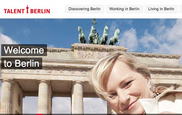 Talent Berlin - Innovation online to attract the best and brightest to the city