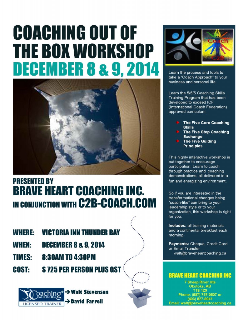 Brave Heart COOTB Workshop Poster