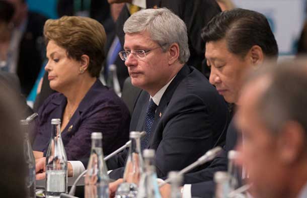 Prime Minister Harper at the G-20 Summit - Photo by PMO