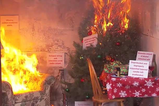 In minutes, a house fire can turn your holiday joy into a tragedy.