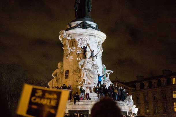 Je Suis Charlie is the motto of the day in Paris