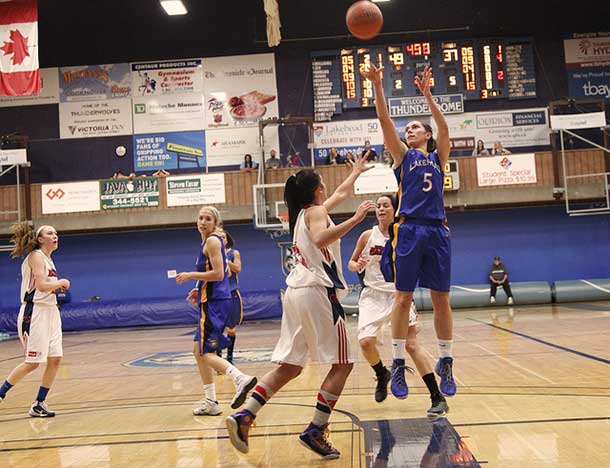 The Lakehead Thunderwolves topped the Brock Badgers in Women's Basketball Action