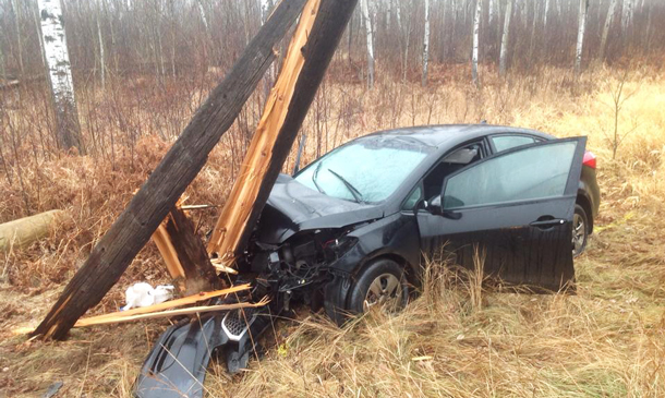 Thunder Bay Police Service Image of accident on Chippewa Road