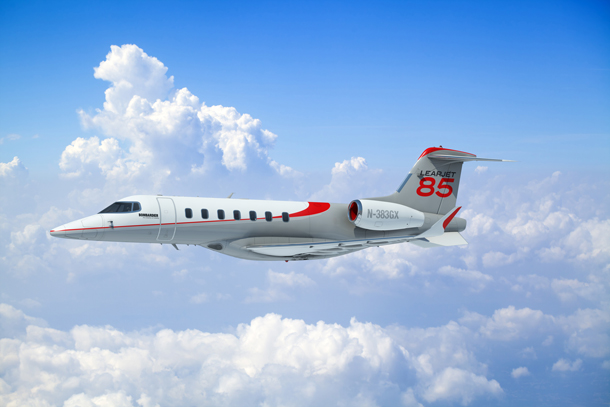 Bombardier is pausing production of the Learjet 85 Business Jet