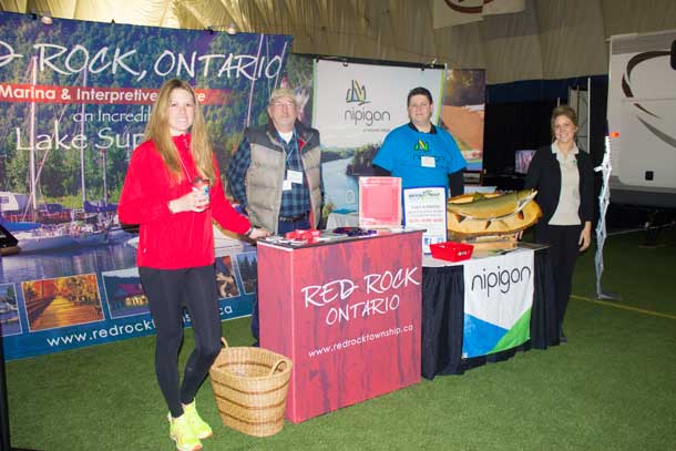 Find out about the region... visit the Red Rock - Nipigon booth at the Central Canada Outdoor and Recreation Show - even if just to see the brightest shoes at the show