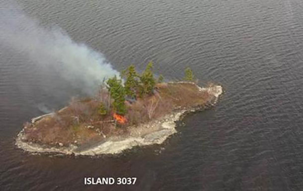 Ignition was completed on the islands of the Lake of the Woods Prescribed Burn by early afternoon of May 6.