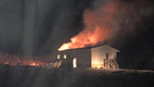 The school caught fire Wednesday Night - Image Facebook