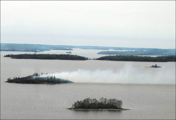 Islands on Lake of the Woods in the Kenora District have ecosystems that rely on fire for renewal. The Aviation, Forest Fire  and Emergency Services Program in Ontario has reintroduced fire to these island landscapes after decades of fire suppression.  Fire science research has shown that fire is beneficial to ecosystems. Prescribed burns will help renew the island ecosystem and provide valuable information to researchers for fire management planning.   