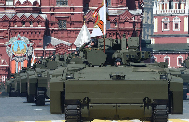 Russian Tanks in Red Square