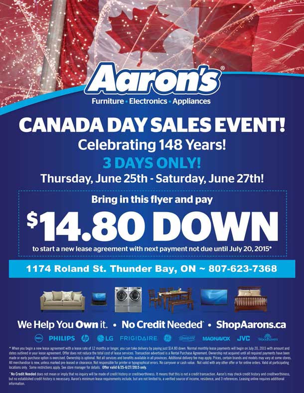 Aarons Canada Day