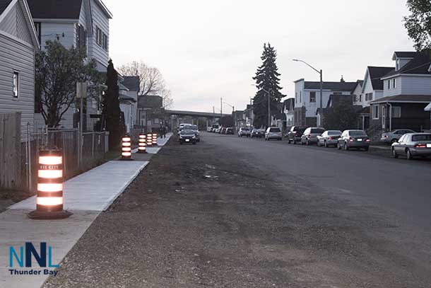 Work continues in the East End with new sidewalks and other infrastructure being cared for.