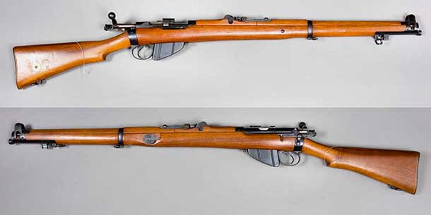 Lee Enfield Rifle that has been in use since 1947 for the Canadian Rangers