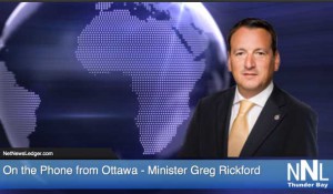 Minister Greg Rickford joins us by telephone to discuss issues on the Ring of Fire, and on Northern Ontario concerns