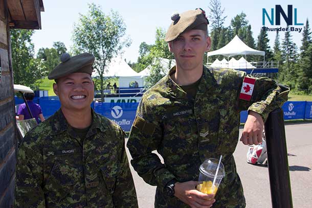 The Canadian Armed Forces are onboard at the Staal Open