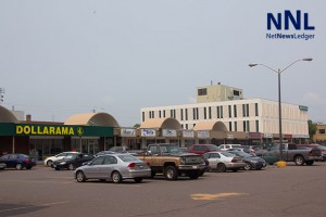 The Dollarama in Centennial Square attracts a lot of customers helping build up the area