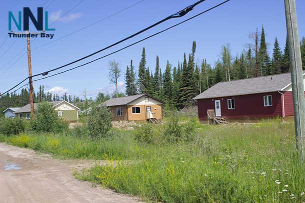These homes, build five years ago remain empty in a community that lacks sufficient housing.