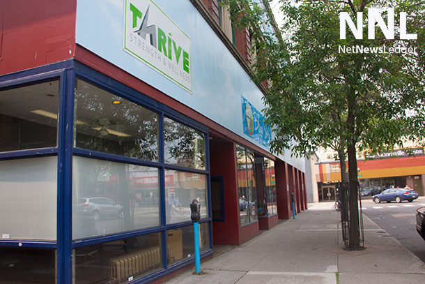 Thrive Fitness and Blue Sky Community Healing Centre are in the Renaissance Building on Victoria Avenue East