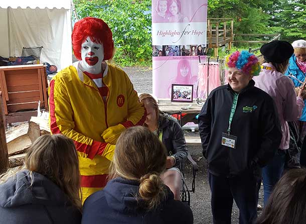 Ronald McDonald found a clown lover in Camper Lyndon