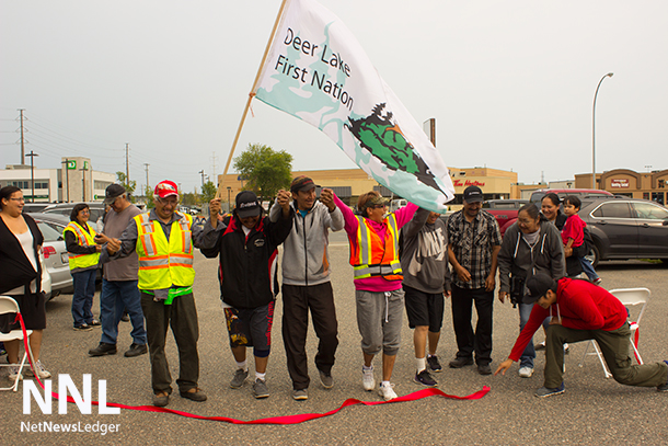 The Deer Lake First Nation Walkers complete their long journey in Thunder Bay