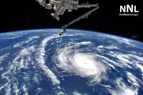 NASA Astronaut Scott Kelly took this picture of Hurricane Danny on August 20 at 6 a.m. EDT from aboard the International Space Station. Credits: NASA