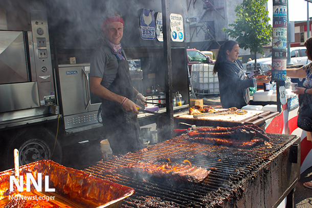 From blocks away, downtown Port Arthur was enveloped in the incredible aroma of barbecue 