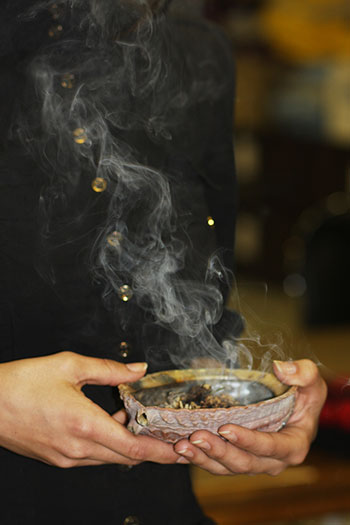 Smudging is an ages old tradition in Canada's First Nations culture.