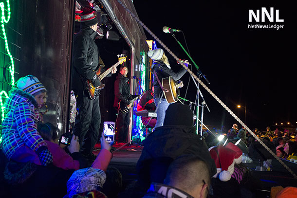 Holiday Train veteran and award-winning country singer Kelly Prescott with Devin Cuddy and CP’s famed Holiday Train band thrilled Thunder Bay