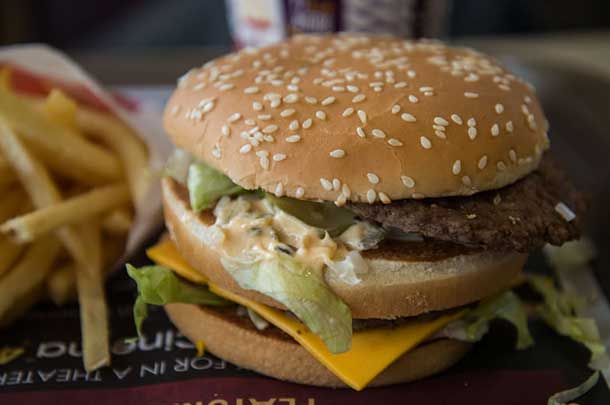 Two All Beef Patties, Special Sauce, Lettuce, Cheese, Pickles, Onions on a Sesame Seed Bun... the classic fast food Big Mac