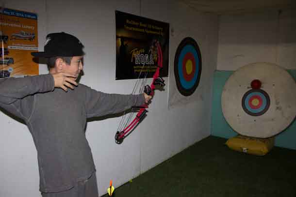 Almost.. the archery range was very popular.