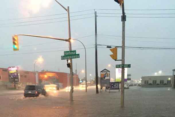 Memorial Drive and Harbour Expressway - Photo -Facebook Alison Donaldson