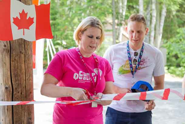 Cutting the Ribbon on the Camp Quality 2016 Olympics
