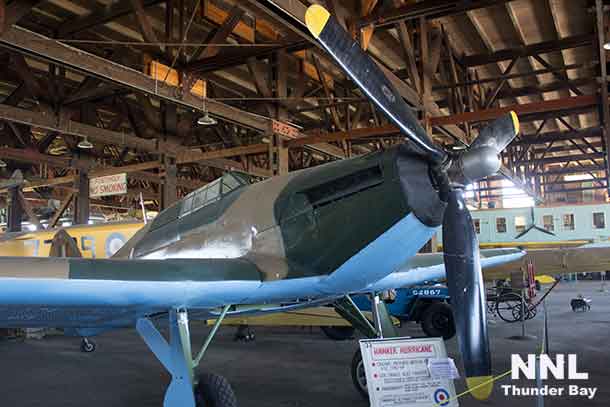 Hawker Hurricane Fighter at the Brandon Museum. These fighters were built in Thunder Bay at the Canada Car facility that today is Bombardier