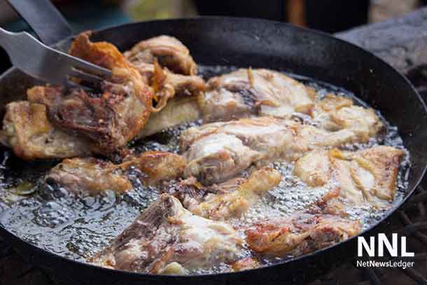 Kasabonika Community Feast - Fried Chicken