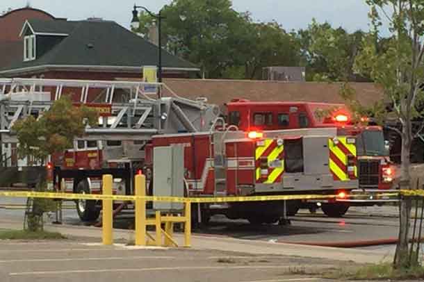 Thunder Bay Fire Rescue on Scene