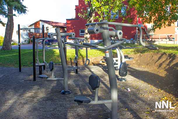 New exercise station at Minnesota Park