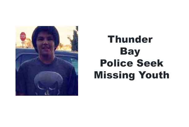 Missing Youth Sought by Thunder Bay Police